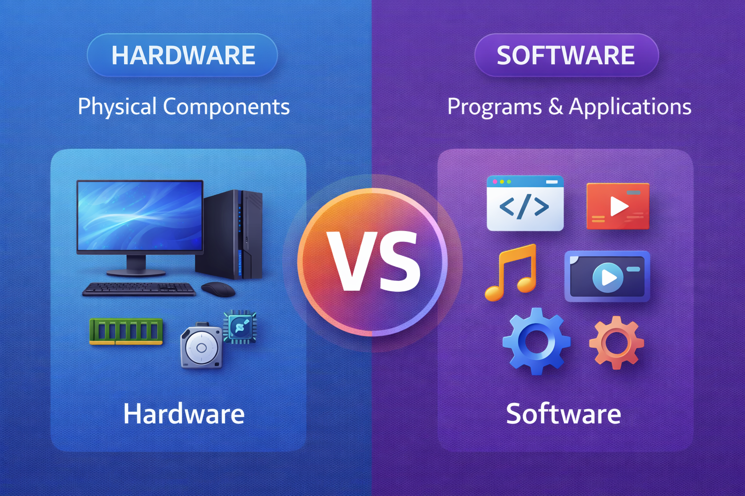 hardware vs software